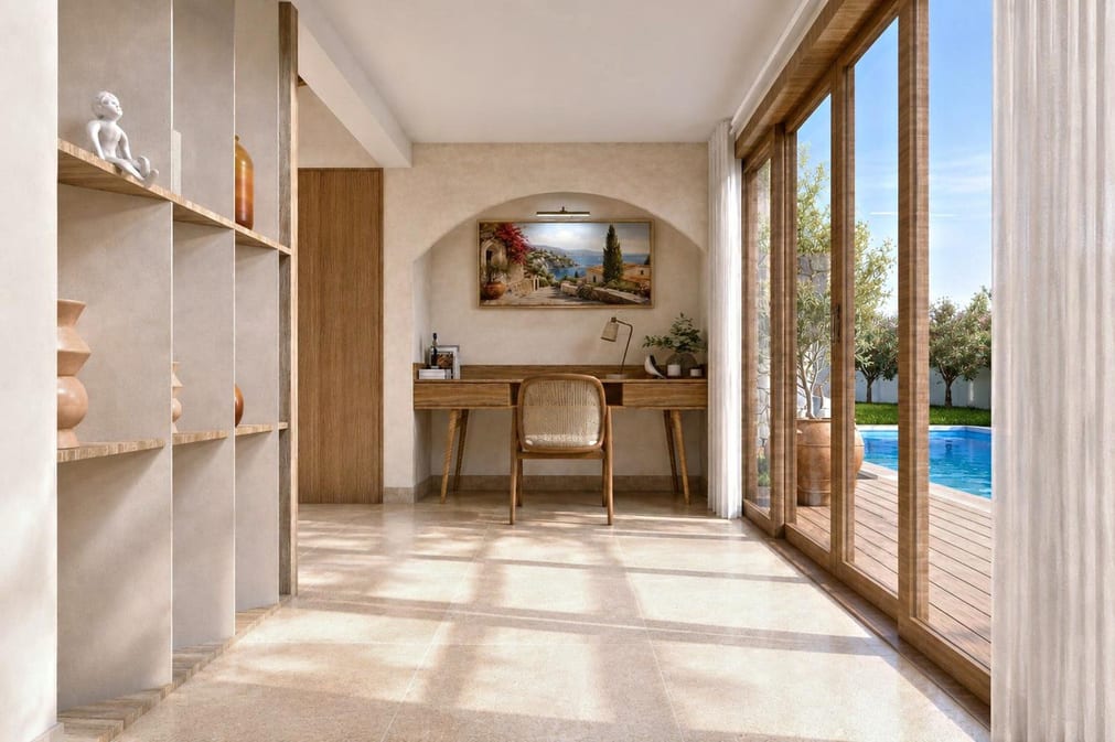 A Space to Work & Unwind in Villa Oliva